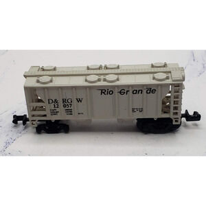 Rio Grande 2 Bay Covered Hopper D&RGW 12057 N Scale Train